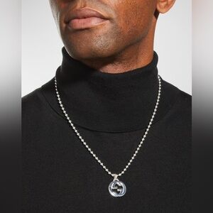 Gucci Men's Interlocking GG Pendant Necklace